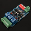 3 Channel 5A DMX512 Controlled Relay Switch Kit DIY Converter DMX Dimmer Re L6O4