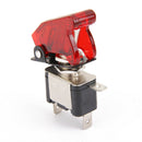 Pair Car Truck Boat 12V 20A Toggle 2Pin SPST ON/OFF Switch Green+Red LED