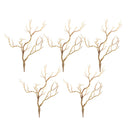 5PCS Simulation Tree Branches Twig Home Wedding Floral Arrangement -Coffee