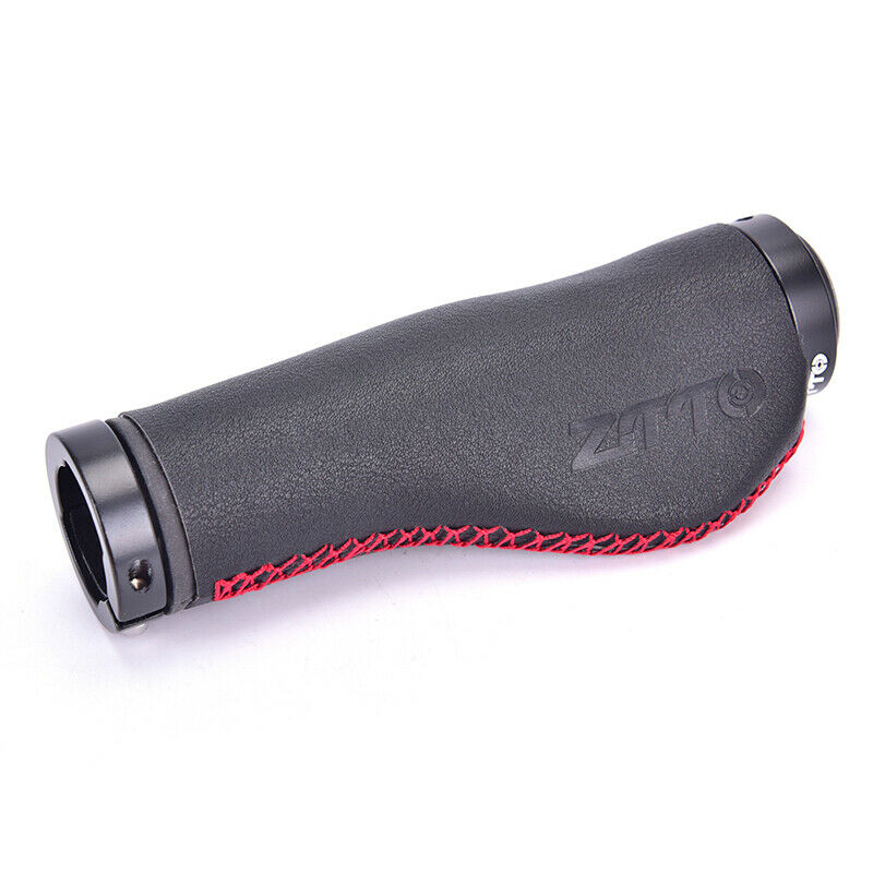 1Pair Bike Handlebar Fiber Leather Mountain Bike Grips Non-slip Lock For Bic_kz