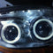 White COB Angel Eyes Halo Car LED Light Ring Halo Headlight DRL Lamp 70MM~