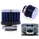 25MM Blue Mini Oil Air Intake Crankcase Vent Cover Car Vehicle Air Intake