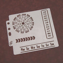 Reusable Calendar Stencil Airbrush Art Diy Home Decor Scrapbooking Album Craf ME