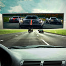 300X80Mm Car Universal Large Field Of Vision Rearview Mirror Anti-Glare Blu H1L7
