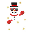 Santa Claus Wall Stickers Merry Christmas Decals Xmas Mural Art (X005) A