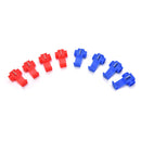 New 50Pcs Red Blue Snap On Connector Splicer Terminal Quick Splice Cable  OZ FT