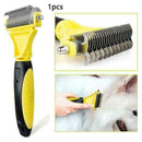 Dog Pet Hair Fur Grooming Rake Dematting Comb Brush Mat Remover Combing Kno C9L1