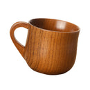 Natural Wooden Coffee Cup Beer Milk Juice Mug Primitive