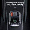 Bluetooth 5.0  Car Charger Adapter Dual USB Type-C TF Card 3 Ports Fast Charge