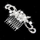 Bridal Wedding Bride Crystal Hair Clip Comb Slide Headdress Tiara Jewelry