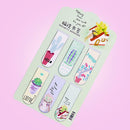 6pcs /Set Magnetic Bookmarks Page Stationery Fresh Cactus Books Marker