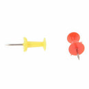 100pcs Coloured Push Pin Drawing Map Pins Notice Office School