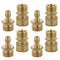 8Pcs M22x1.5mm Pressure Washer Hose Connector Quick Coupler Male & Female Brass