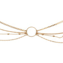 Women Belly Body Chains Bohemian Multilayers GoldColor WaistChain Body JewelryBX