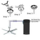 Universal Ceiling Fan & Light Remote Control Kit Timing Wireless Switches
