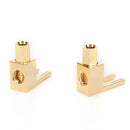 5x Banana to Spade Adapter Plug Speaker Cable Connector 4MM  A lj