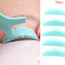 5Pairs  Eyelash Perming Pad Silicone Curler Rods Lashes Lift Shield Tool Pat Ew