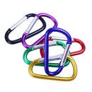 5Pcs Useful Aluminum Carabiner D-Ring Key Chain Clip Snap Hook Camping Keyring T