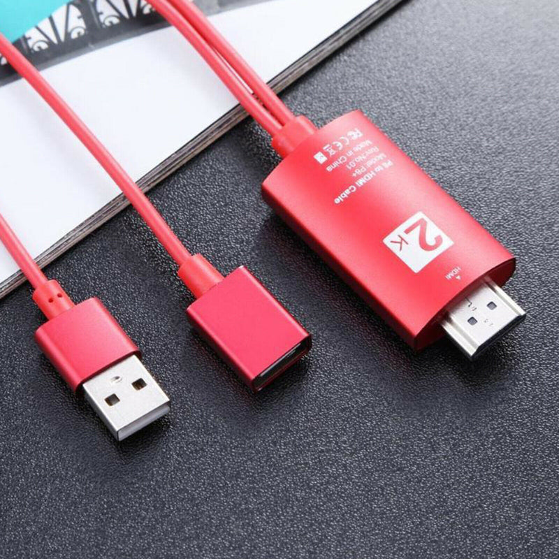 Full HD USB to HDMI Cable Adapter Converter for  8 X 7 Android Phones