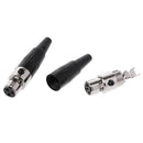 1Pc 3pin female plug mini TA3F XLR audio microphone connector MIC adapter ME