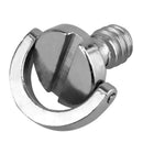 5 Pack 1/4inch Quick Release Plate Mounting Screw D-ring D Shaft QR Screw A Y1P2