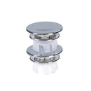 2X Round Overflow Cover Tidy Trim Chrome Bathroom Basin Sink Spare ReplacementJR