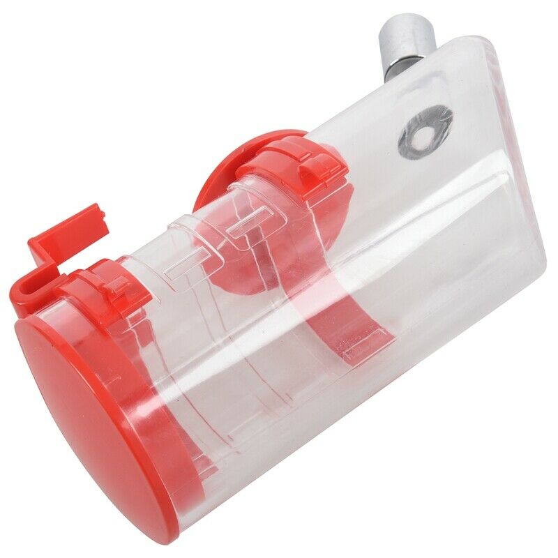 Pet Dog Puppy Drinking Kit Hanging Water Fountain Bottle Red for 350ml