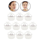 10pcs Clear Mouth Shield Guard Visor Protection Restaurant Hotel Food Maker