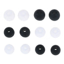 6 Pairs/2*(S+M+L) universal in-ear earphone headphoe earbuds silicone rubber ME