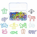 Multicolor Paper Clips Creative Animal Shape for Bookmark Office School Not