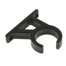 Black Nylon Boat Hook Clamp Holder Bracket Clip Durability 85x85mm Universal for