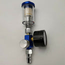 1X(1/4 Scratch Air Pressure Regulator Gauge Spray Tool & In-Line Water Trap