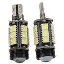 2pcs T15 W16W 16-SMD 5050 LED Turn Signal Light Bulb White DC 12V