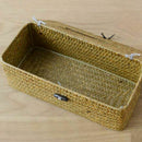 Bathroom Accessory Tissue Box, Algae Rattan Manual Woven Toilet Living Room