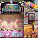 20 PCS Flower Balloon Celebration Clip Tie Birthday Wedding Party Decor Su VXG