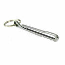 Titanium Alloy Outdoor Hanging Buckle Hook Keychain Quickdraw Key Ring-, ED R3M0