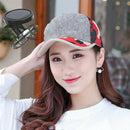 Clip On Cap Solar Fan For Outdoor Sports Sun Energy Power Cooling Fans