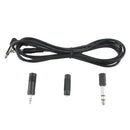 Guitar Audio Cable Amp with 3 Connectors (3.5 to 6.5, 6.5 to 3.5, 3.5 F to F)