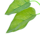 2019 Artificial Plant Leaf Resting Hammock Fish Rest Bed Tropical Aquariu STQ