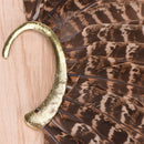 Fashion Feather Ear Cuff Wrap Clip Earring Retro Punk Rock Earrings Ear Clipã€%a