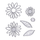 6 X Flowers die cuts metal die cutting dies in scrapbooking Cutting Dies