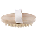 Hand-held wooden body brush massager cellulite reduction relieve tense musclBSE