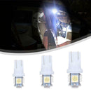 12V 5-SMD LED Bulb T10 W5W 194 Bulbs for Car Auto Wedge Taillight (20pcs) A