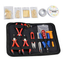 Jewelry Making Supplies Kit Included Charms, Findings, Bead Wire and Cord,