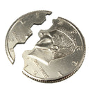 Magic Close-Up Street Trick Bite Coin Bite And Restored Half Dollar illusion SPU