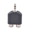 2X 3.5mm Male to 2 RCA Female Y Splitter AV-Audio Video Plug Converter-AdapB ES