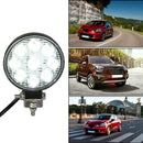 Round 27W 9 LED Flash Strobe Light Warning Lamp for Car Truck Motorcycle