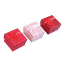 24-Piece Gift Box Set - Square Ring Jewelry Box for Anniversaries, Weddings R9S1
