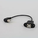 Black USB Angle 90 Degree Angle Extension Cable Male to Female Adapter nbh WYH