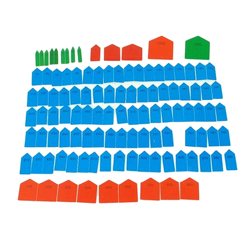 Montessori Printed Arrow For Short Bead Charins For Kids Preschool teaching